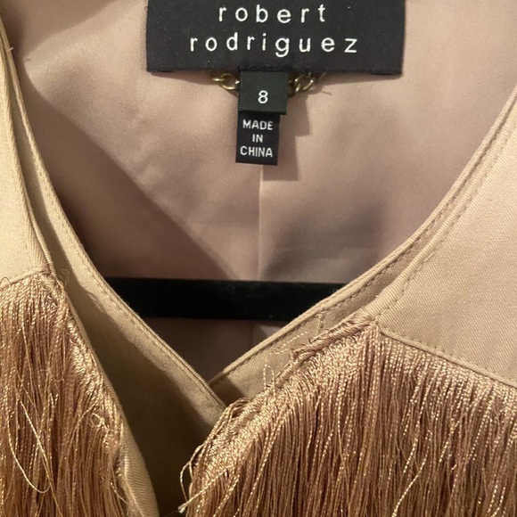 Robert Rodriguez Fringe Zip Up Top - Picture 6 of 6